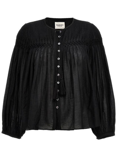 Short Sleeve T-Shirt HT0372FAB1J17E 01BK BLACK - ISABEL MARANT ETOILE - BALAAN 2