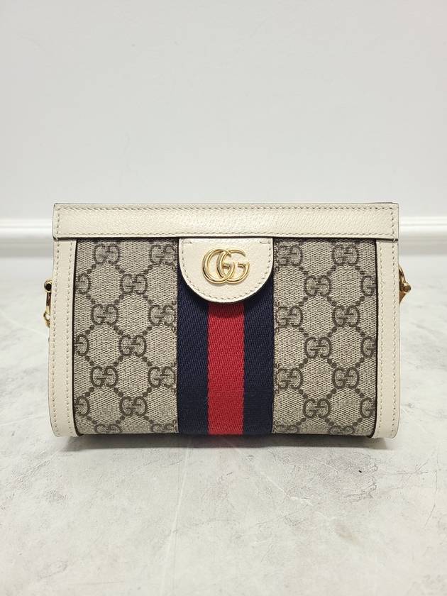 White Ophidia GG mini chain shoulder bag - GUCCI - BALAAN 1