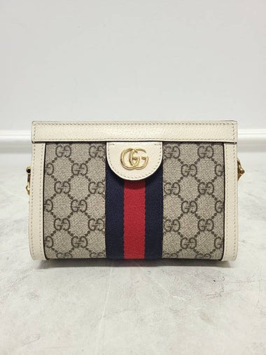 White Ophidia GG mini chain shoulder bag - GUCCI - BALAAN 1