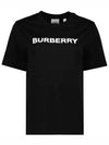 logo short sleeve t-shirt black - BURBERRY - BALAAN 2