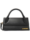 Le Chiquito Leather Tote Bag Black - JACQUEMUS - BALAAN 2