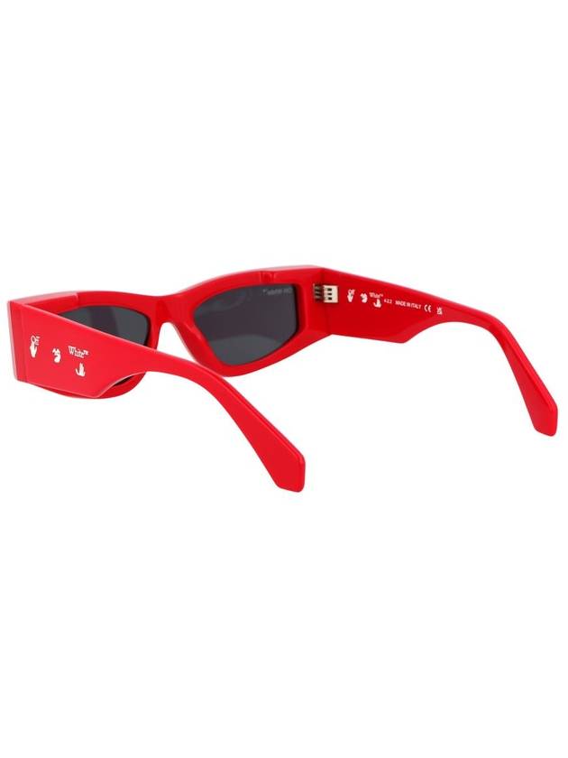 Eyewear Andy Rectangular Frame Sunglasses Red - OFF WHITE - BALAAN 5