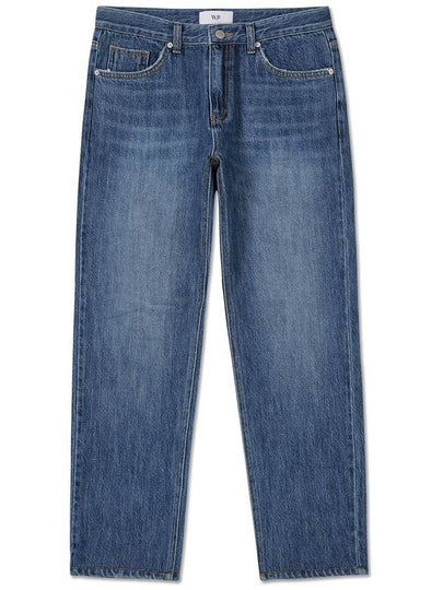 Venice slim crop washed denim pants DARK BLUE - WEST GRAND BOULEVARD - BALAAN 2