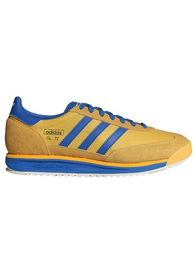 SL 72 RS Leather Low Top Sneakers Yellow - ADIDAS - BALAAN 1