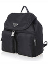 Pocono Drawstring Backpack Black - PRADA - BALAAN 3