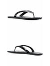 Tabi Leather Flip Flops Black - MAISON MARGIELA - BALAAN 6