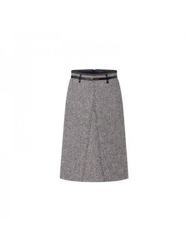 Belted tweed midi skirt 1AC1UW - LOUIS VUITTON - BALAAN 1