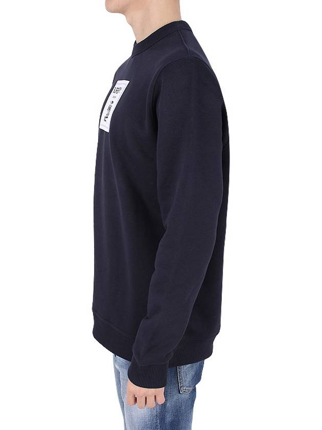 Men's Prorsum Label Cotton Sweatshirt Navy - BURBERRY - BALAAN 4