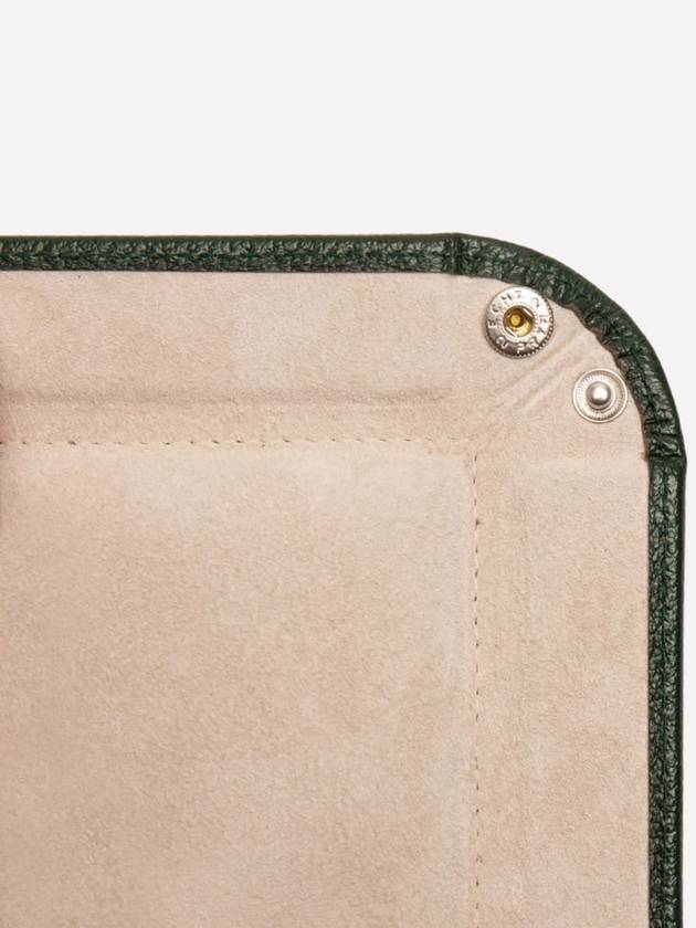 Square Valet Tray Ecru Capra 404 Goat Leather - ETTINGER - BALAAN 4