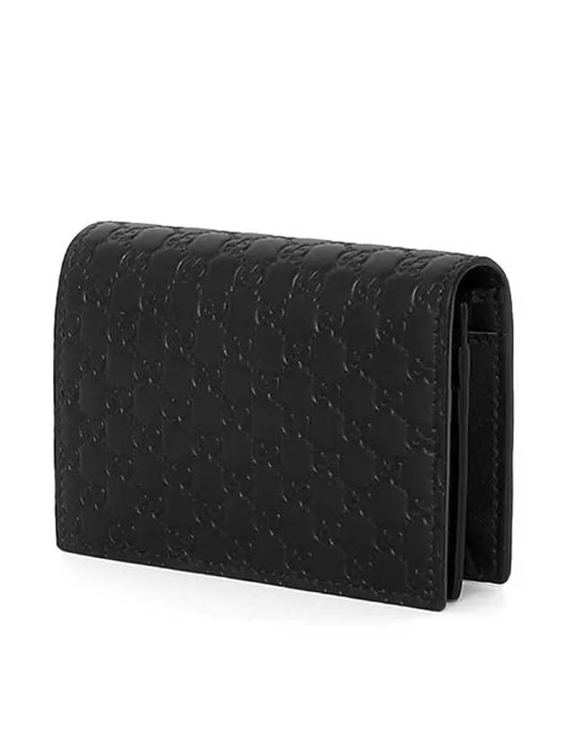 Microssima Bifold Card Wallet Black - GUCCI - BALAAN 5