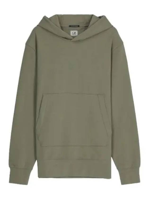 Square Logo Patch Hood Silver Sage - CP COMPANY - BALAAN 1