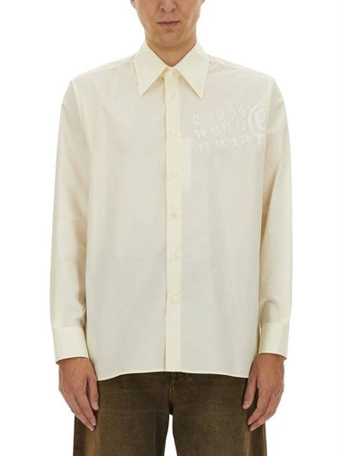 Mm6 Maison Margiela Poplin Shirt - MAISON MARGIELA - BALAAN 1