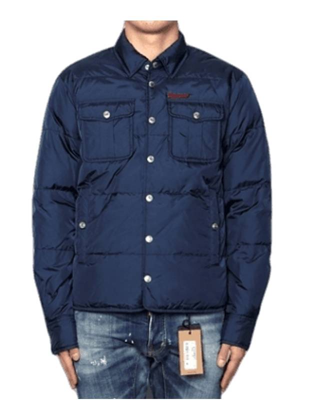 Men's Colminer Light Padding Navy - DSQUARED2 - BALAAN 1