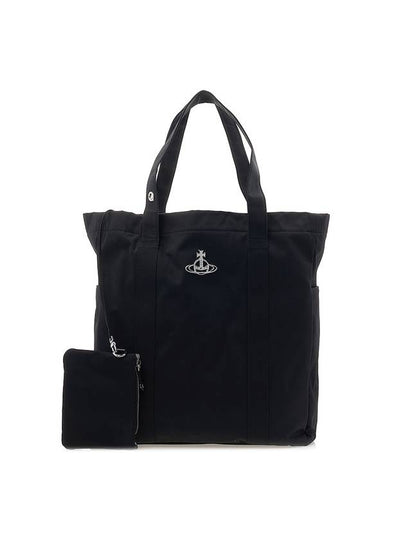 Murray Logo Re-Nylon Tote Bag Black - VIVIENNE WESTWOOD - BALAAN 2