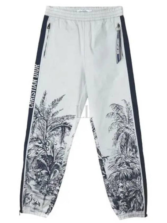 Logo Graphic Track Pants White - DIOR - BALAAN 2