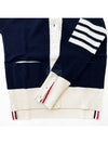 Crew neck cardigan navy FKC454AY1026 - THOM BROWNE - BALAAN 5