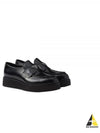 Brushed leather loafers black 2DG147055F0002 - PRADA - BALAAN 2