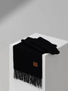 100% cashmere muffler black - RECLOW - BALAAN 4