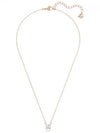 Stilla Attract Square Cut Crystal Pendant Necklace Rose Gold - SWAROVSKI - BALAAN 3