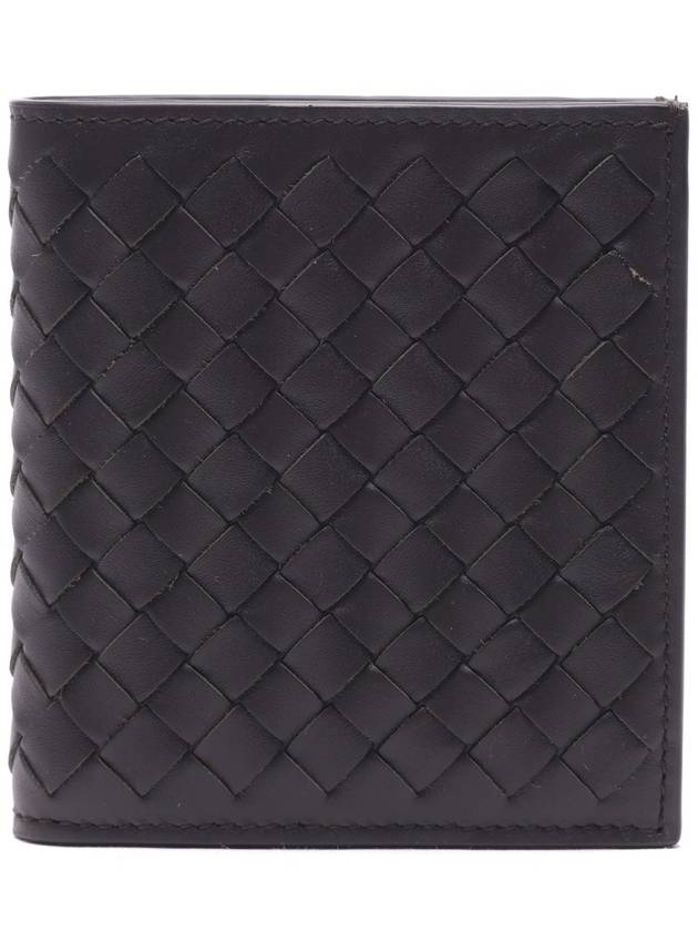 Intrecciato Bi Fold Wallet Brown - BOTTEGA VENETA - BALAAN.