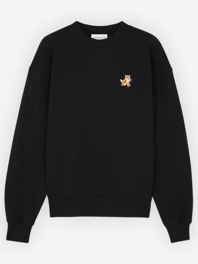 Speedy Fox Patch Comfort Sweatshirt Black - MAISON KITSUNE - BALAAN 2