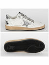 Ball Star Heel Tab Low Sneakers White Silver - GOLDEN GOOSE - BALAAN 4