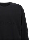 Logo Detail Crew Neck Sweatshirt Black - GIVENCHY - BALAAN 4