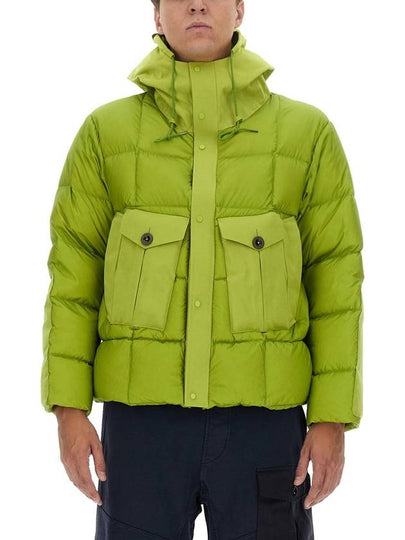 Tempest Combo Down Jacket Green - TEN C - BALAAN 2