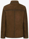 Italian pocket point brown goat leather jacket ALJP124 - IKALOOOK - BALAAN 6