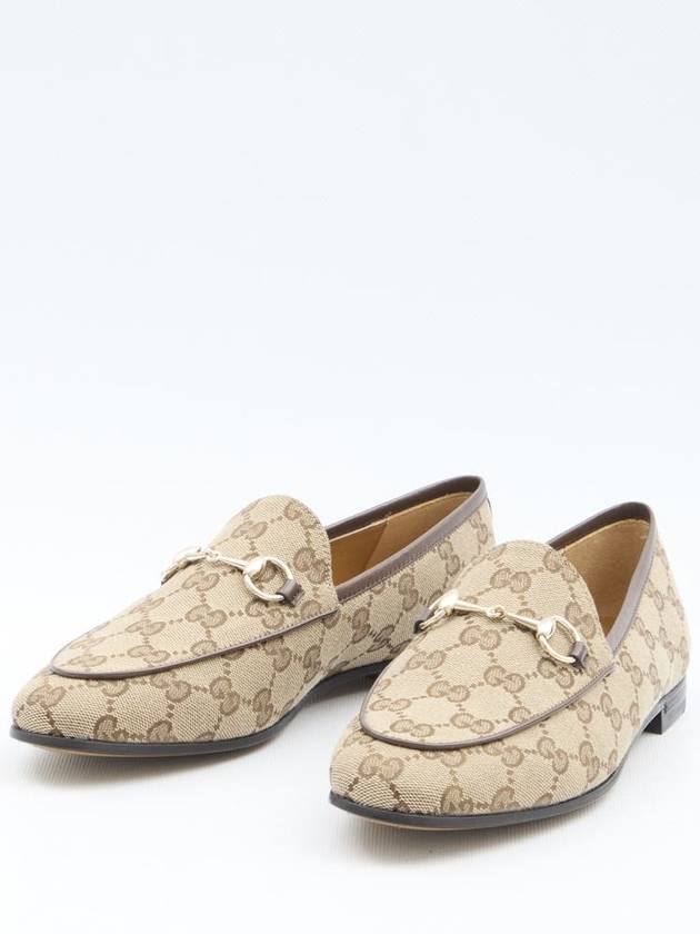 Jordan Ebony Original GG Canvas Loafer Beige - GUCCI - BALAAN 3