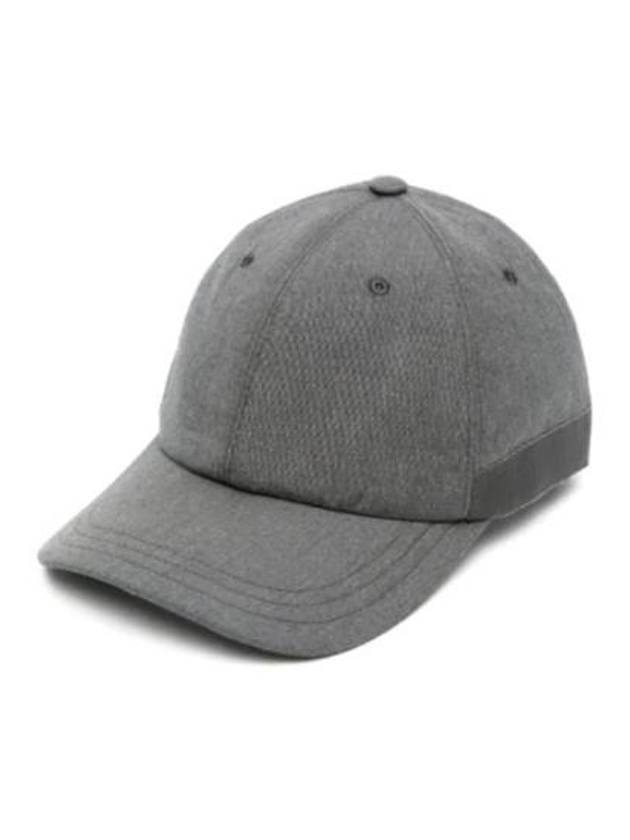 Typewriter Cloth Base Ball Cap Hat Grey - THOM BROWNE - BALAAN 2