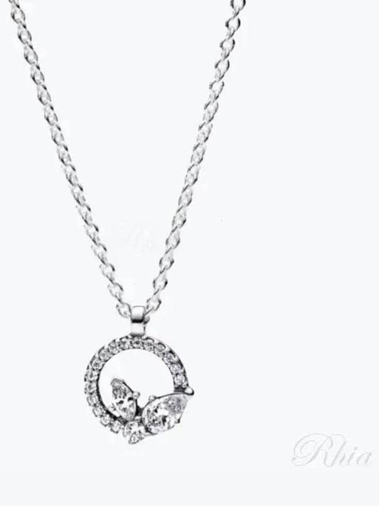 Necklace Sparkling Circle Cluster 392620C01 45 - PANDORA - BALAAN 2