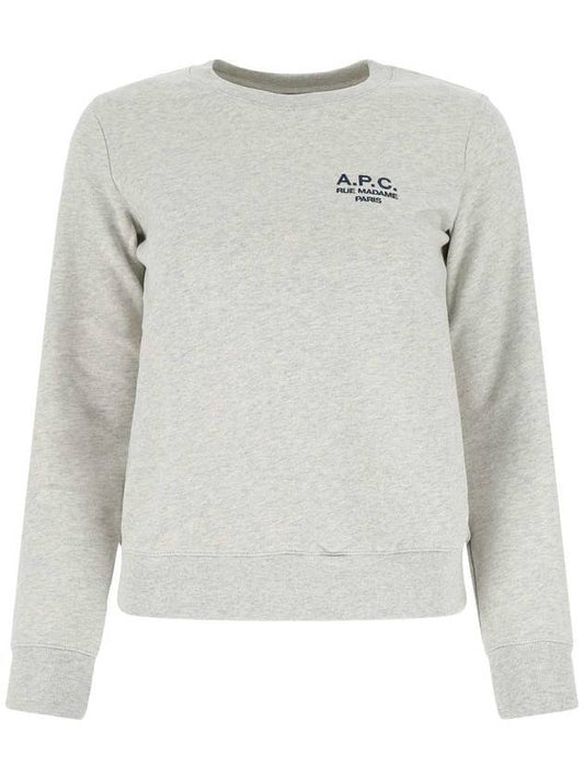 Skye Logo Sweatshirt Grey - A.P.C. - BALAAN 1