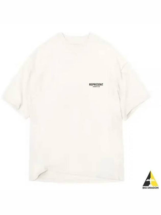 Representant men s short sleeve t shirt M05149 FLAT white - REPRESENT - BALAAN 1