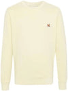 Fox Head Patch Regular Sweatshirt Yellow - MAISON KITSUNE - BALAAN 2