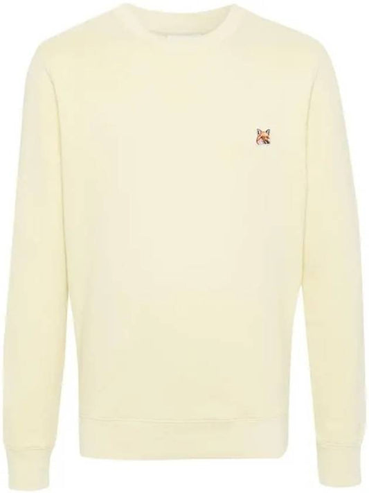 Fox Head Patch Regular Sweatshirt Yellow - MAISON KITSUNE - BALAAN 2