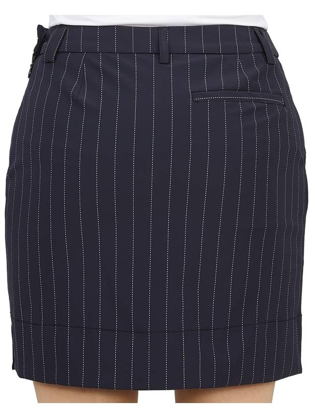 Women's Striped Golf Skirt Navy - HYDROGEN - BALAAN 8