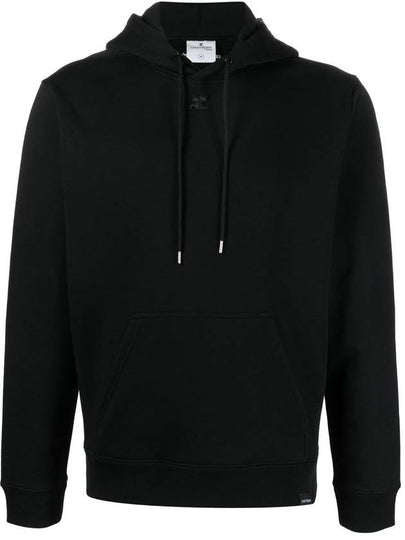 Embroidered Logo Hoodie Black - COURREGES - BALAAN 2