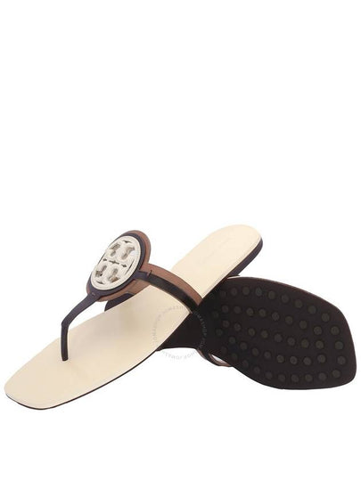 Tory Burch Miller Bombe Leather Thong Sandals, Size 7 - TORY BURCH - BALAAN 2