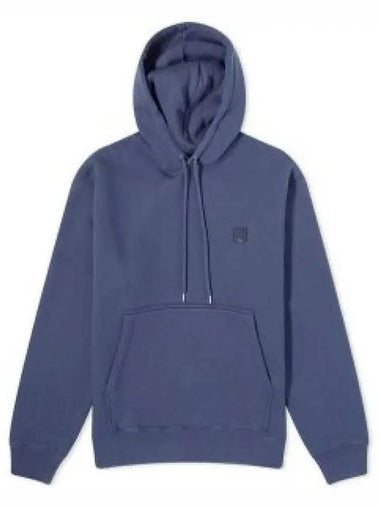 Bold Fox Head Patch Comfort Hoodie Ink Blue - MAISON KITSUNE - BALAAN 1