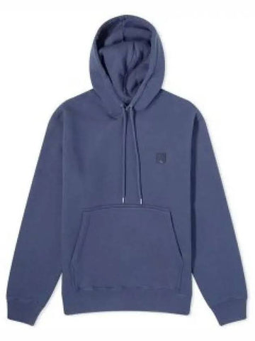 Bold Fox Head Patch Comfort Hoodie Ink Blue - MAISON KITSUNE - BALAAN 1