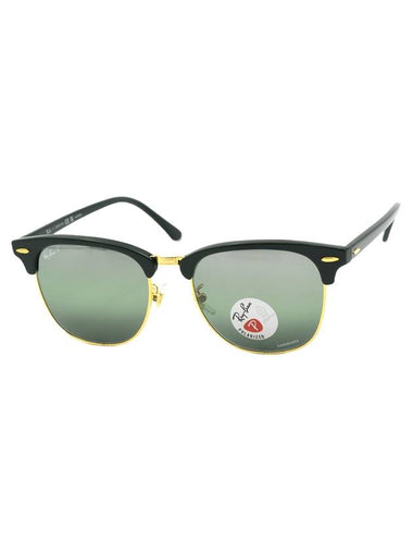 Eyewear Clubmaster Horn Gold Frame Sunglasses Green - RAY-BAN - BALAAN 1