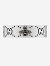 GG Logo Bee Engraving Wide Ring Silver - GUCCI - BALAAN 2