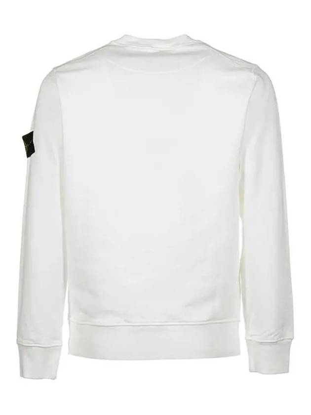 Wappen Patch Crew Neck Sweatshirt White - STONE ISLAND - BALAAN 4