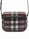 Men's Check Logo Messenger Cross Bag Brown - BURBERRY - BALAAN 2