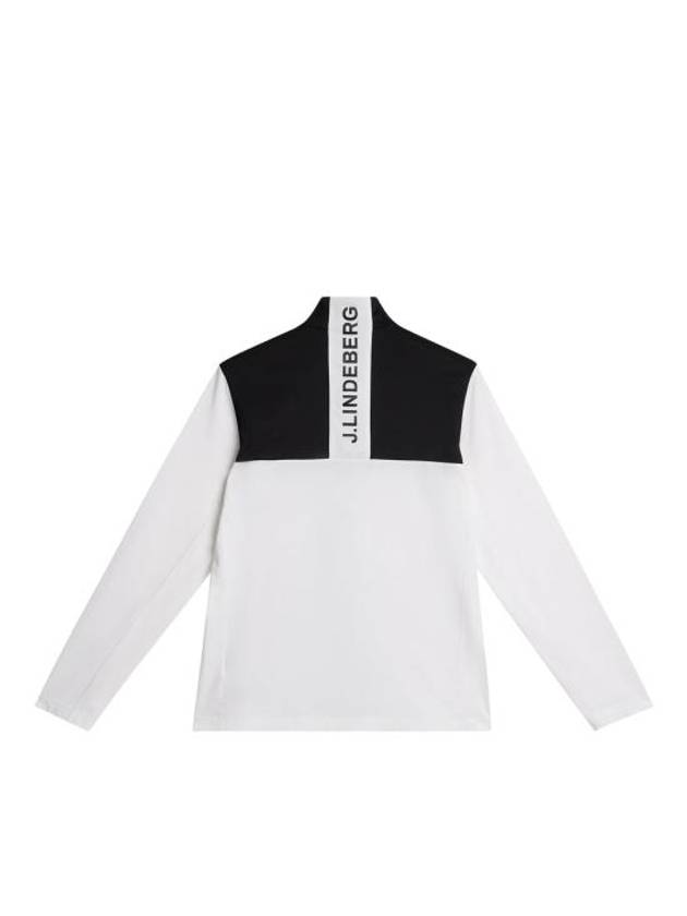 Banks Mid Layer Zip-Up Jacket White - J.LINDEBERG - BALAAN 3