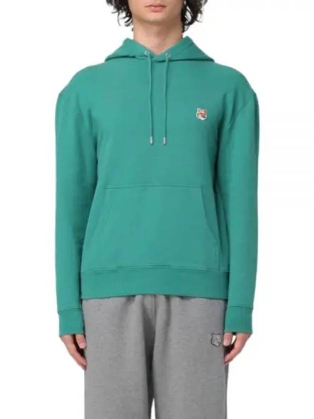 Fox Head Patch Regular Hoodie Pine Green - MAISON KITSUNE - BALAAN 2