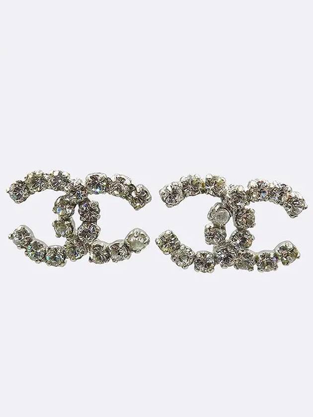 CC logo crystal embellished earrings - CHANEL - BALAAN 1