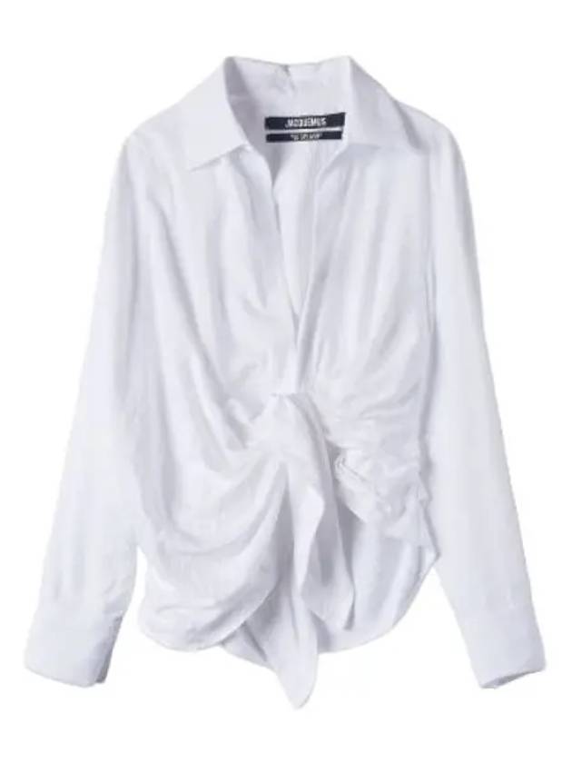 Jacquemus Le Chemise Bahia Shirt White - JACQUEMUS - BALAAN 1