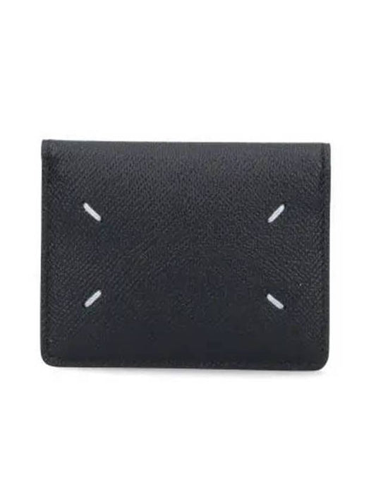 Stitch Keyring Card Wallet Black - MAISON MARGIELA - BALAAN 1